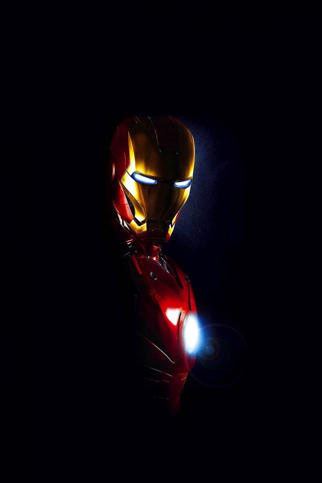 Ironman In Dark Film Art Android wallpaper