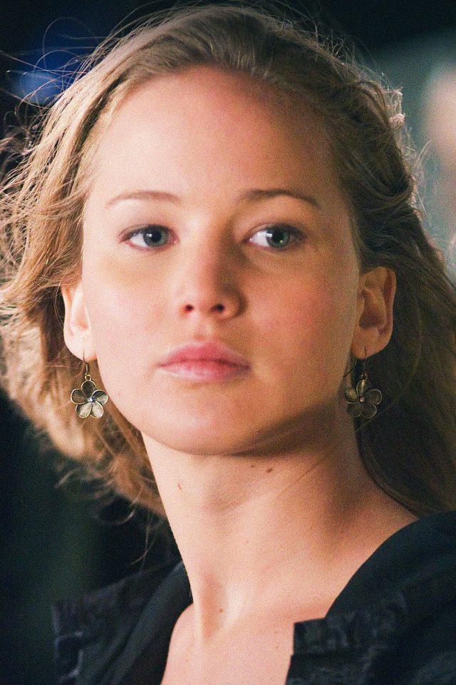 Jennifer Lawrence Natural Film Girl Face Android wallpaper