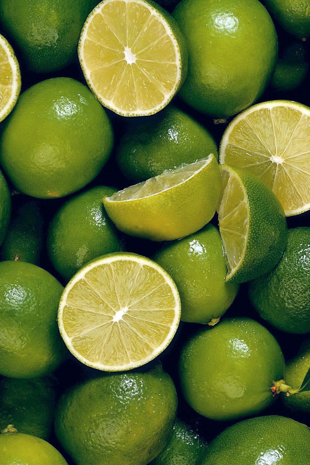 Line Fruit Green Nature Pattern Android wallpaper
