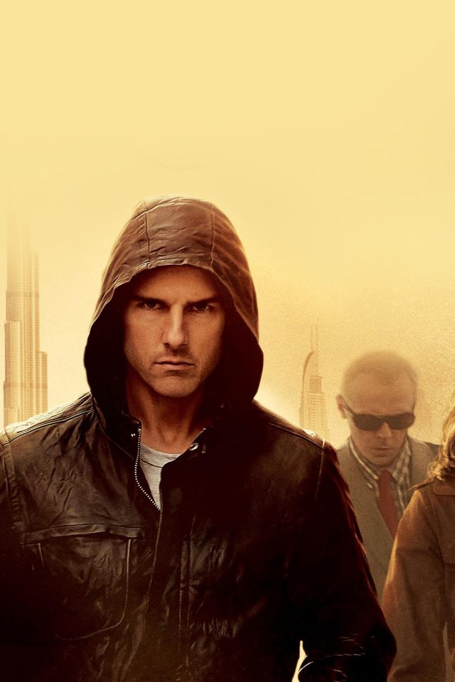 Mission Impossible Tom Cruise Film Art Yellow Android wallpaper
