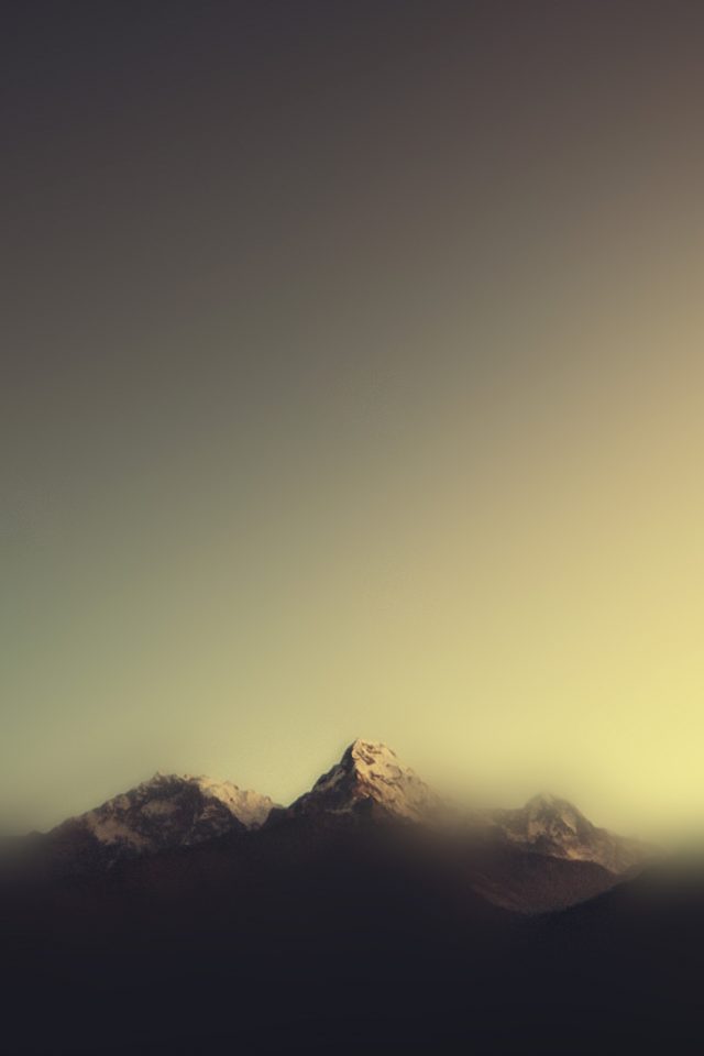 Mountain Blur Minimal Nature Android wallpaper