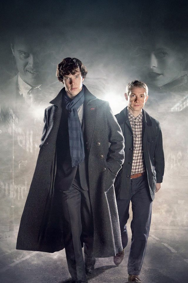 Sherlock 3 Film Face Android wallpaper