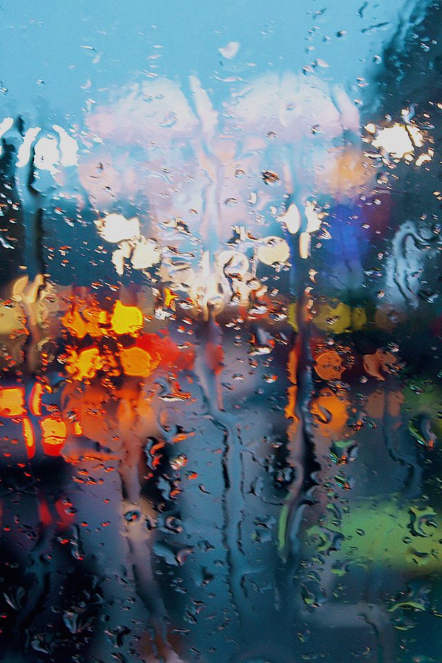 Somedays Rain Window Wet Nature Android wallpaper