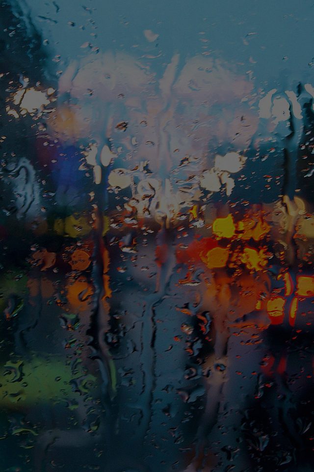 Somedays Rain Window Wet Nature Dark Android wallpaper