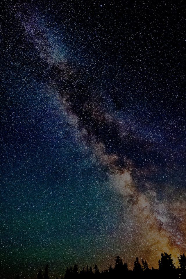 Star Gazing Night Color Nature Sky Android wallpaper
