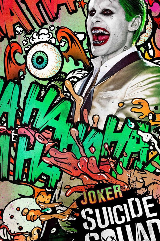 Suicide Squad Film Poster Art Illustration Joker Android wallpaper