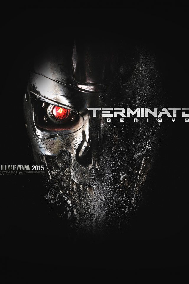 Terminator Genesis Poster Film Art Illust Dark Android wallpaper
