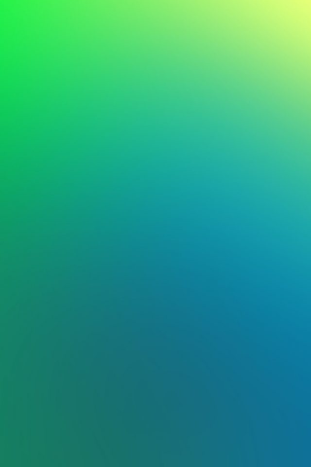 Green Apple Blue Yellow Blur Android wallpaper