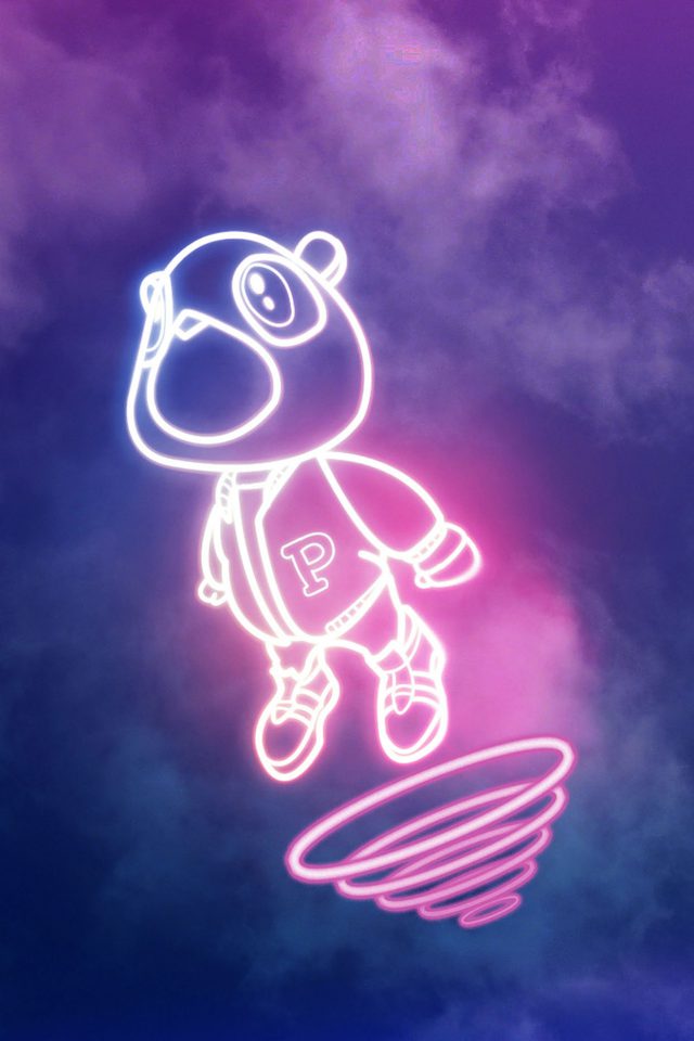 Wallpaper Drop Out Bear Of Kanye Illust Music Android wallpaper