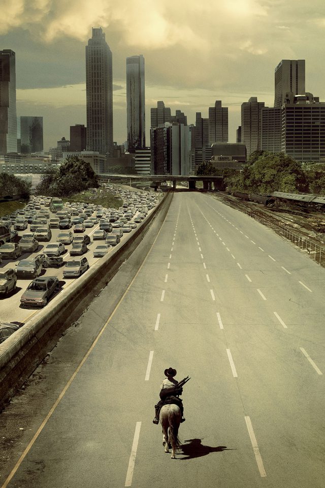 Wallpaper Walking Dead City Film Android wallpaper