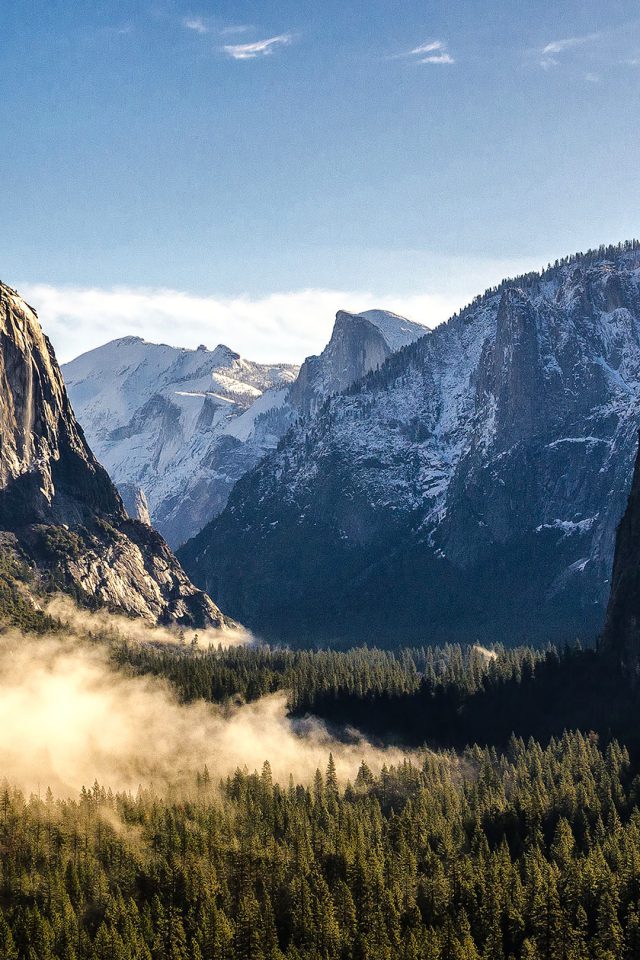 Wallpaper Yosemite Mountain Nature Android wallpaper