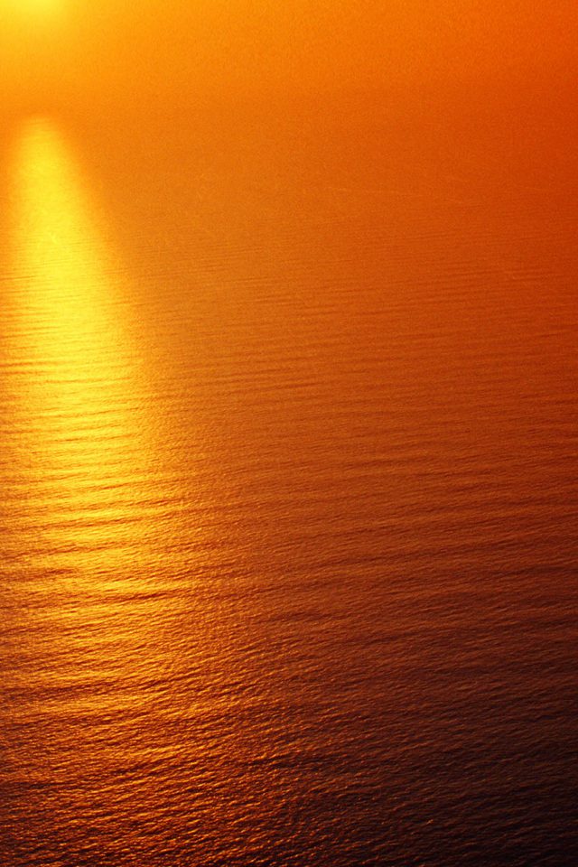 Water Ocean Red Sunset Nature Texture Pattern Android wallpaper