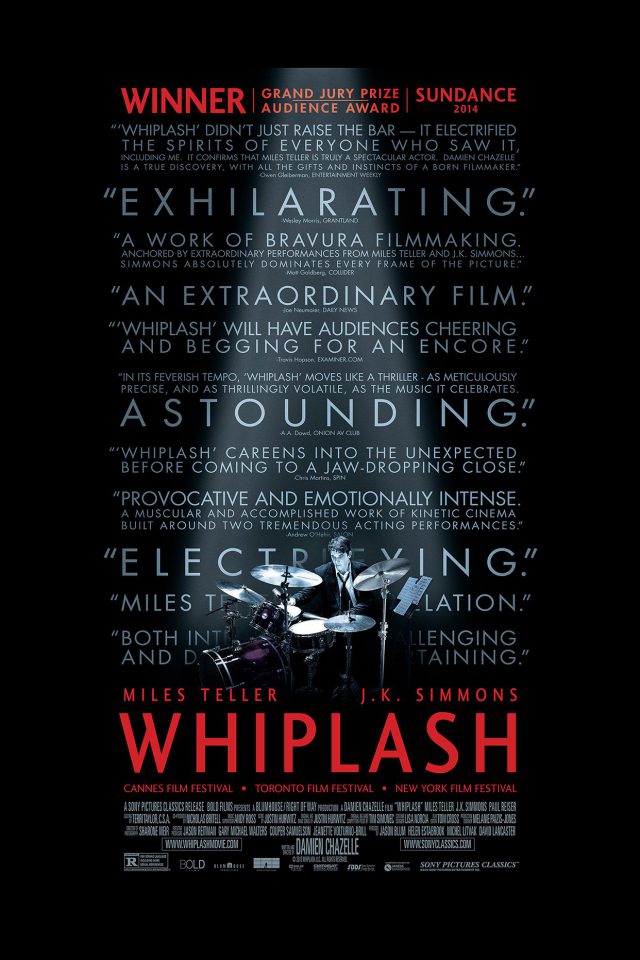 Whiplash Poster Film Music Drum Dark Android wallpaper