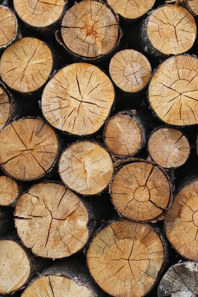 Wood Nature Cut Pattern Android wallpaper