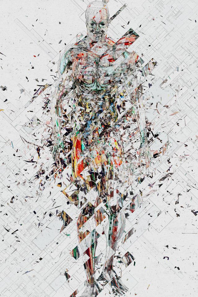 Art Fragmantacia Art Human Abstract White Android wallpaper