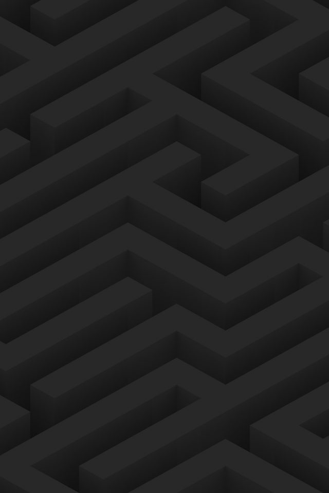 Maze Art Dark Abstract Patterns Android wallpaper