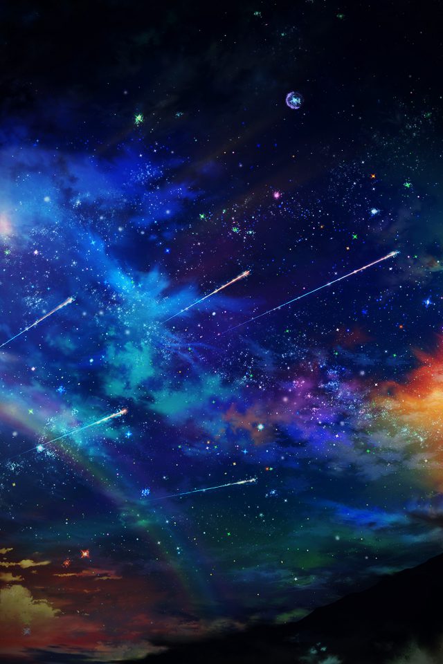 Amazing Vignette Tonight Sky Dark Star Space Android wallpaper