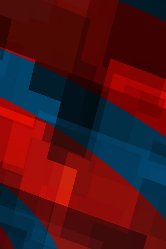Art Red Blue Block Angle Abstract Pattern Android wallpaper