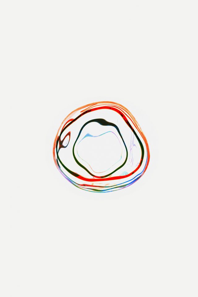 Bubble Apple Watch White Minimal Art Android wallpaper