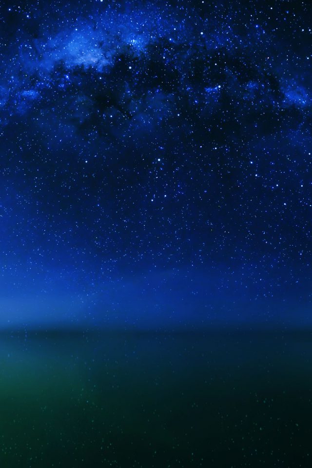 Cosmos Night Live Lake Space Starry Android wallpaper