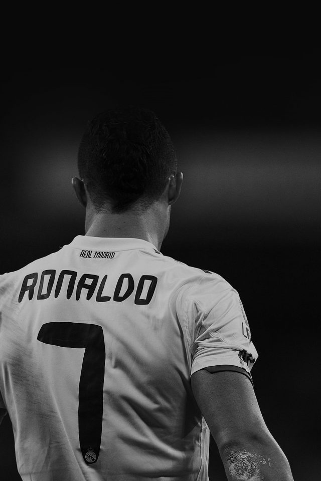 Cristiano Ronaldo 7 Real Madrid Soccer Dark Android wallpaper