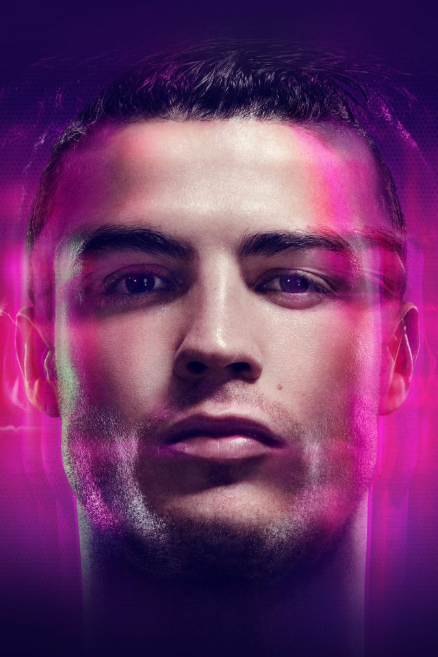 Cristiano Ronaldo Amazing Face Soccer Android wallpaper