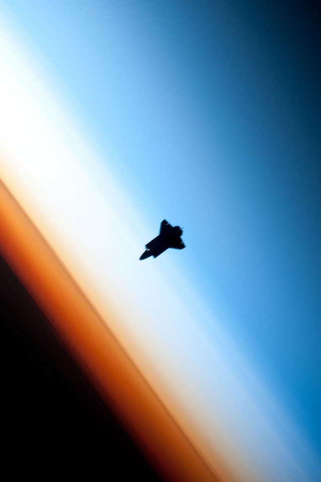 Endeavor Horizon Spaceship From Space Android wallpaper