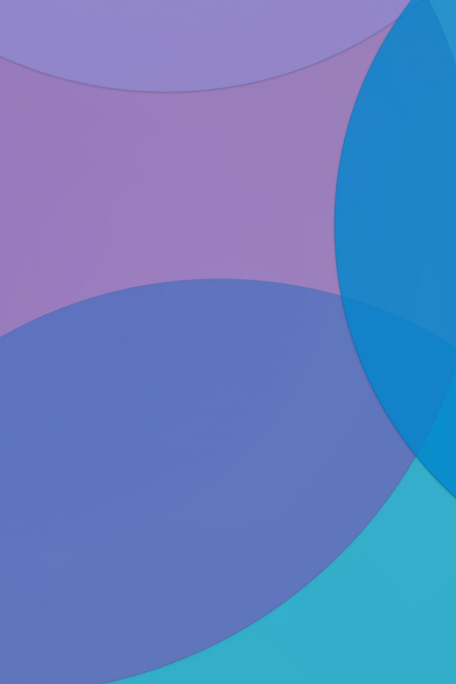 Ios 9 Blue Bubble Shape Abstract Pattern Android wallpaper