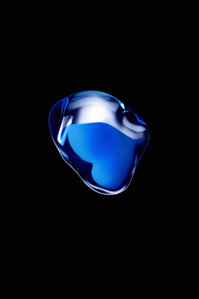 Iphone7 Airpod Blue Dark Art Illustration Apple Android wallpaper