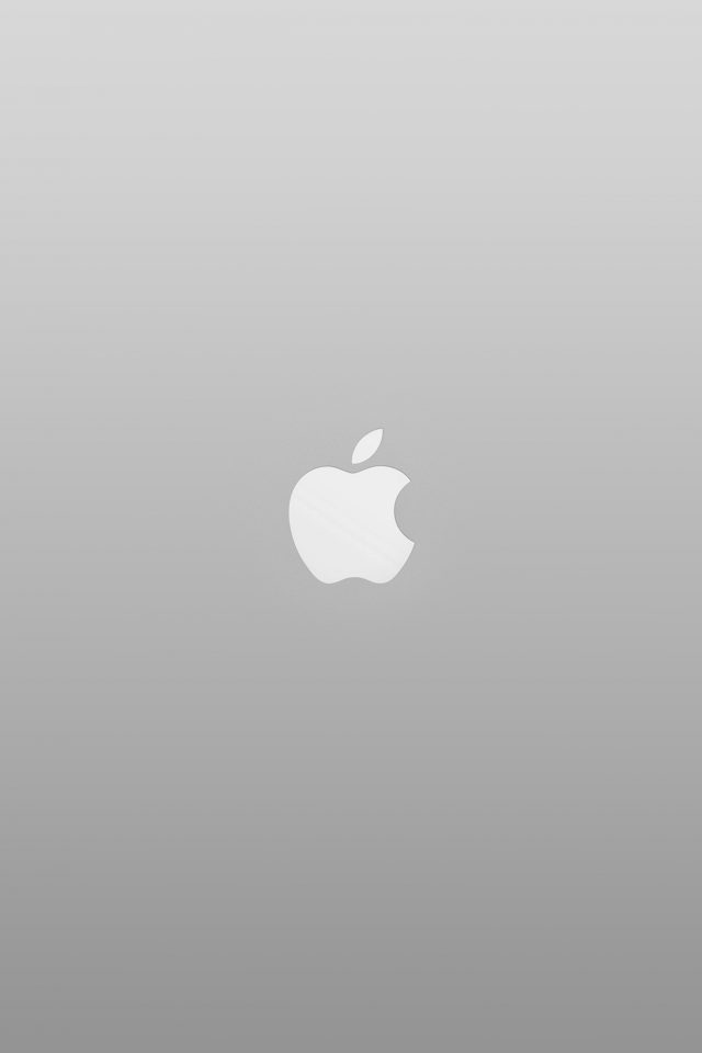 Logo Apple White Minimal Illustration Art Color Gray Android wallpaper