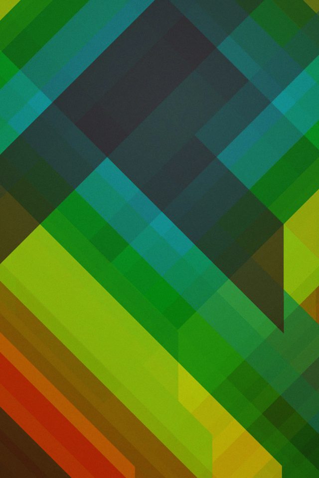 Multicolored Polygons Green Pattern Art Abstract Android wallpaper