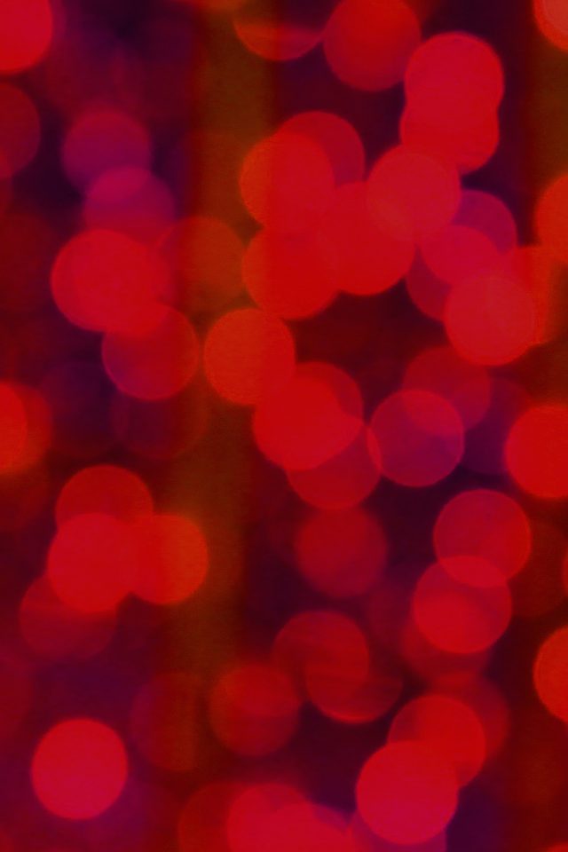 Red Bokeh Circle Abstract Pattern Android wallpaper
