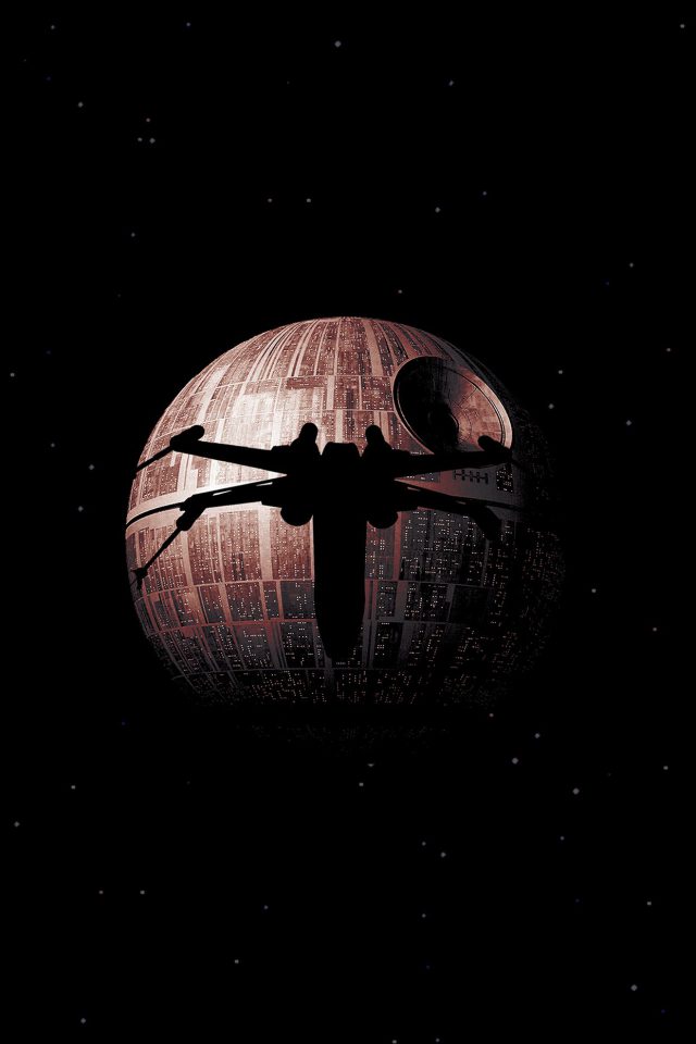 Rogue One Dark Space Starwars Poster Illustration Art Android wallpaper