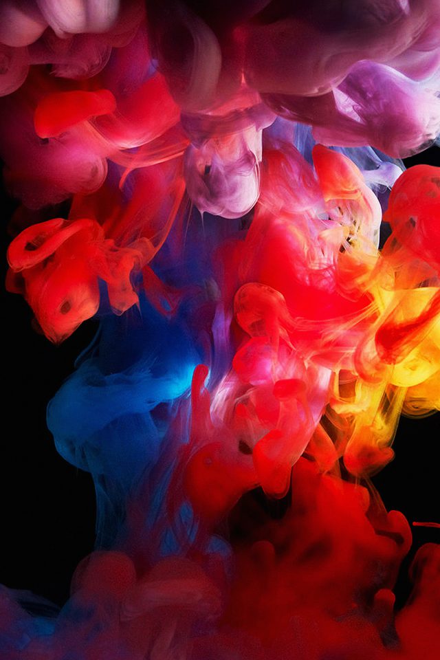 Smoke Color Dark Abstract Fog Art Illust Android wallpaper