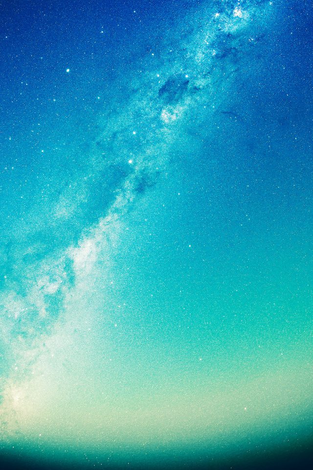 Summer Green Night Revisited Star Space Sky Android wallpaper