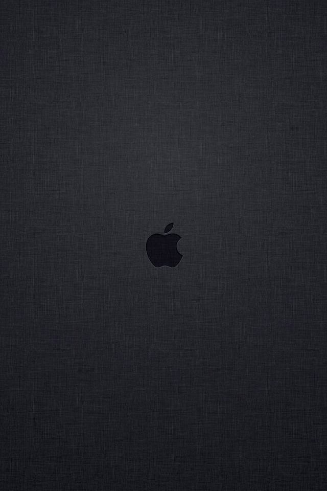 Wallpaper Tiny Apple Logo Dark Android wallpaper