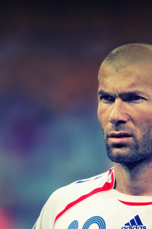 Zidane Face Sports Art Android wallpaper