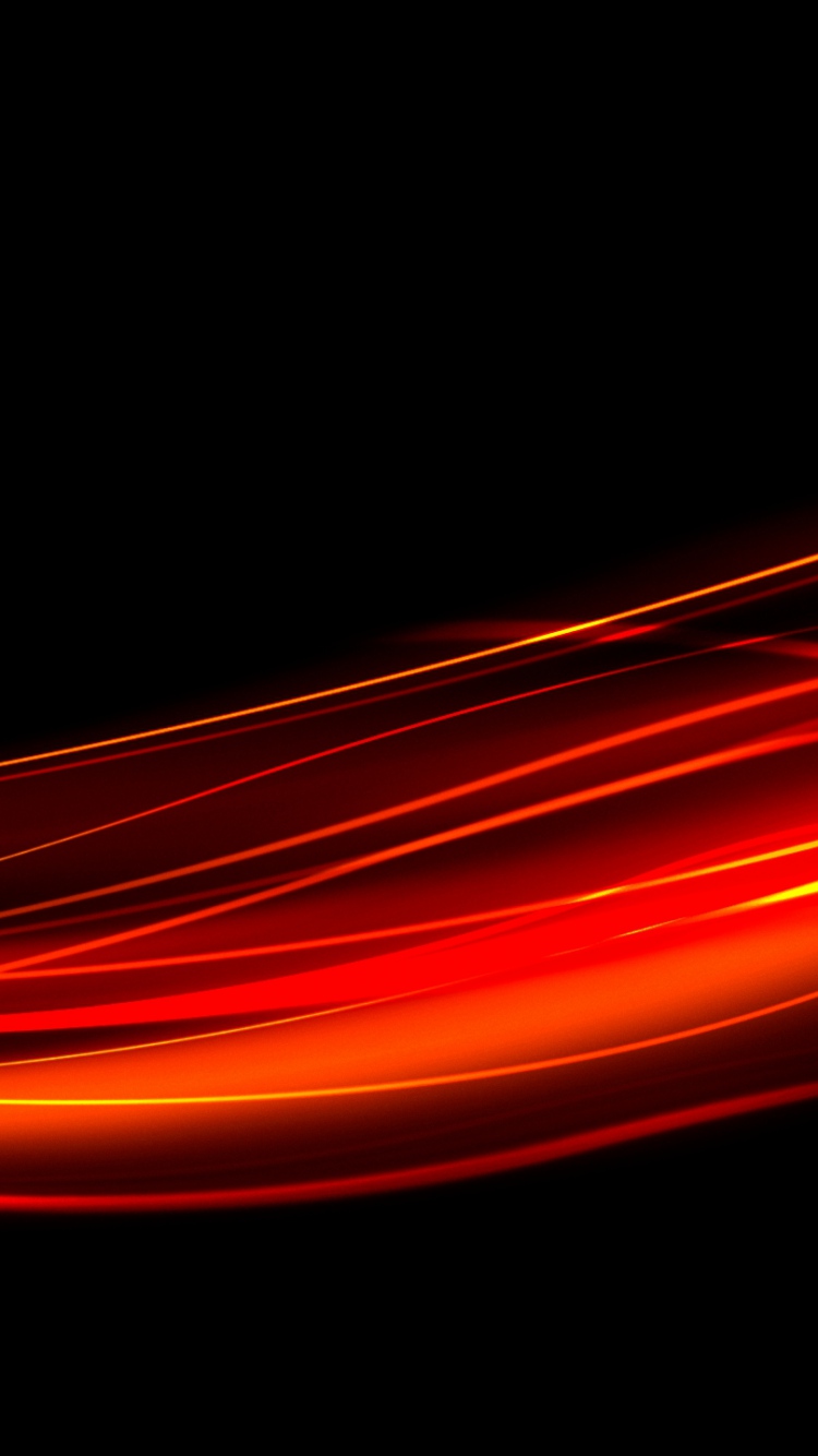 Abstract Orange Black Android wallpaper