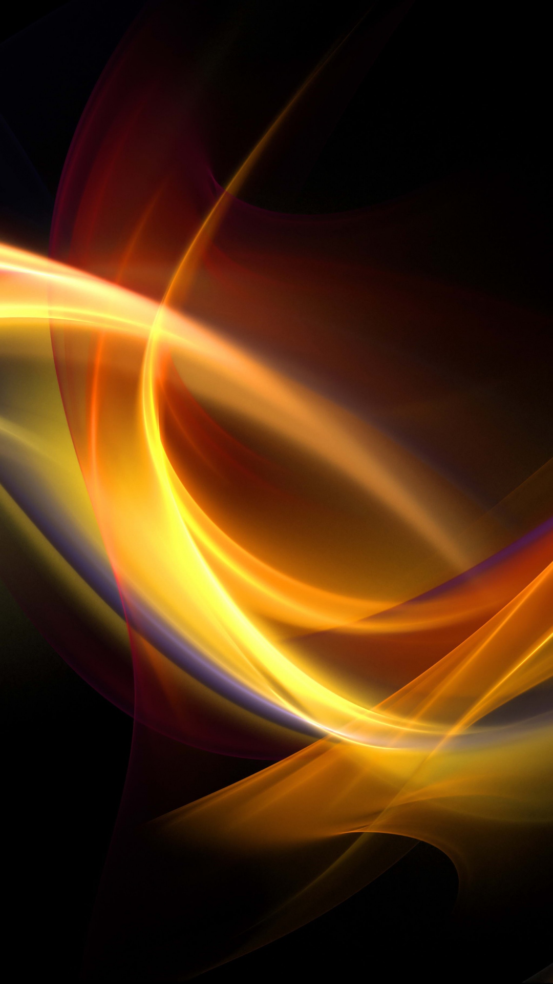 Abstract Yellow Blue Android wallpaper