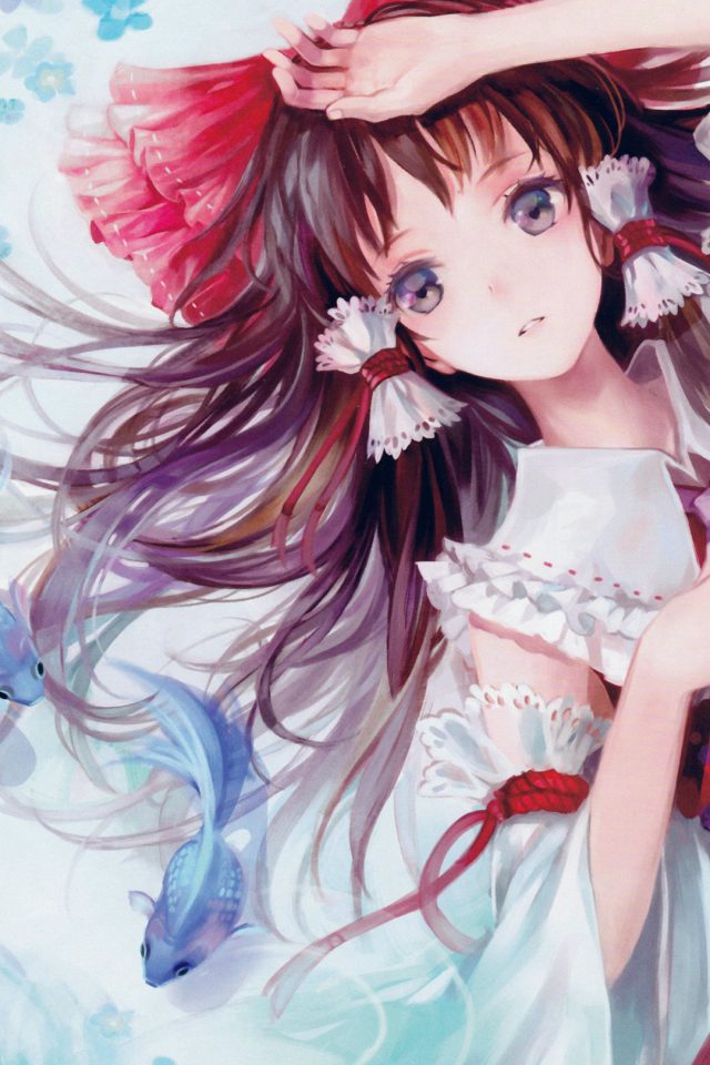Anime Art Paint Girl Cute Android wallpaper