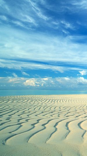 Beach Lines Android wallpaper