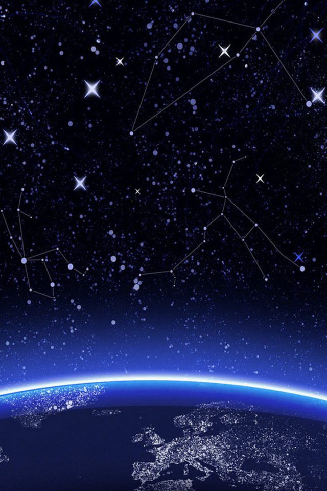 Constellation space Android wallpaper
