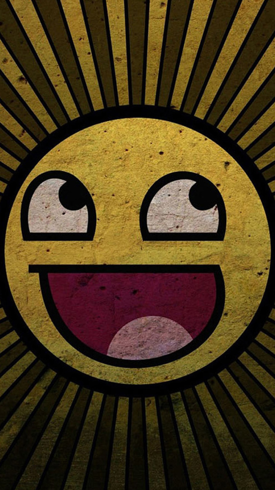 Funny Smiley Android wallpaper