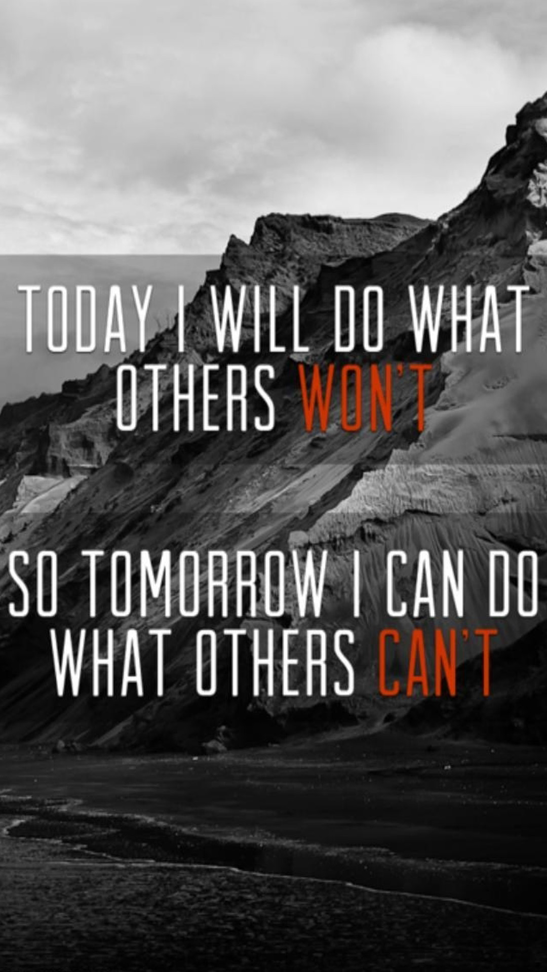 Today I Will Do what Others Wont Android wallpaper