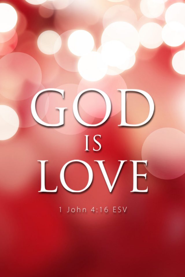 God is Love Android wallpaper