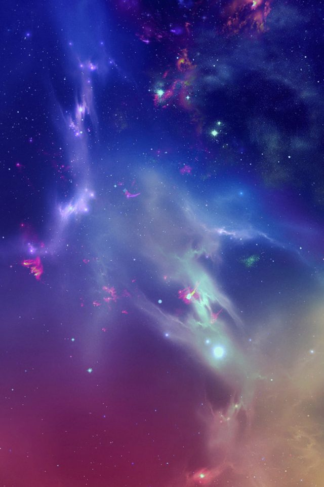 HD space nebula Android wallpaper