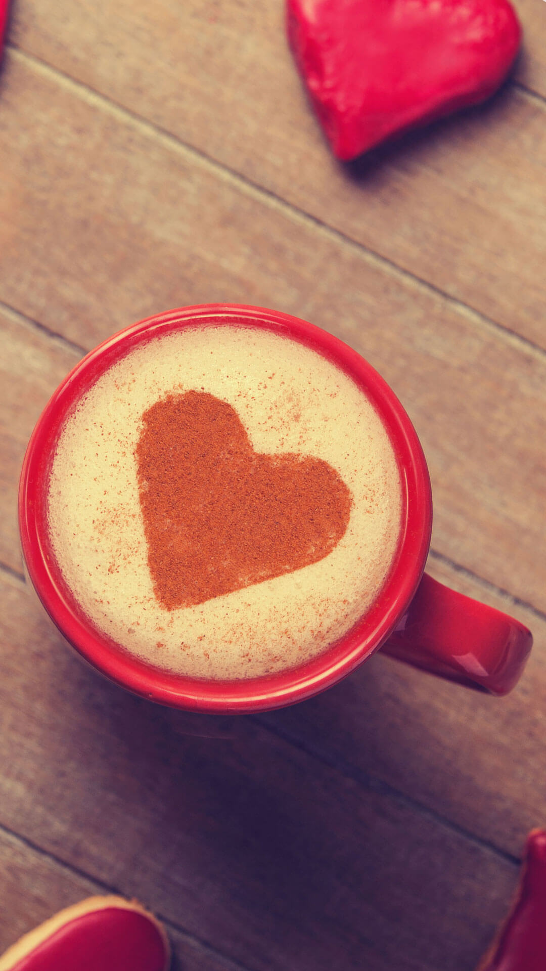 Love Coffee Red Android wallpaper - Android HD wallpapers