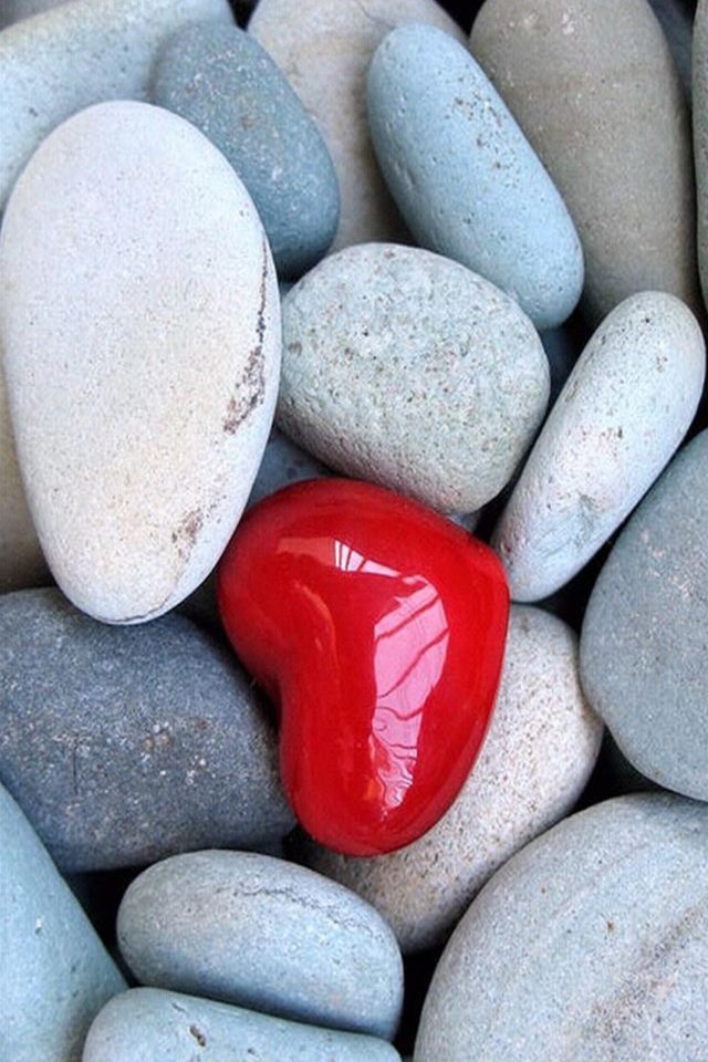 Love Heart Stone Android wallpaper