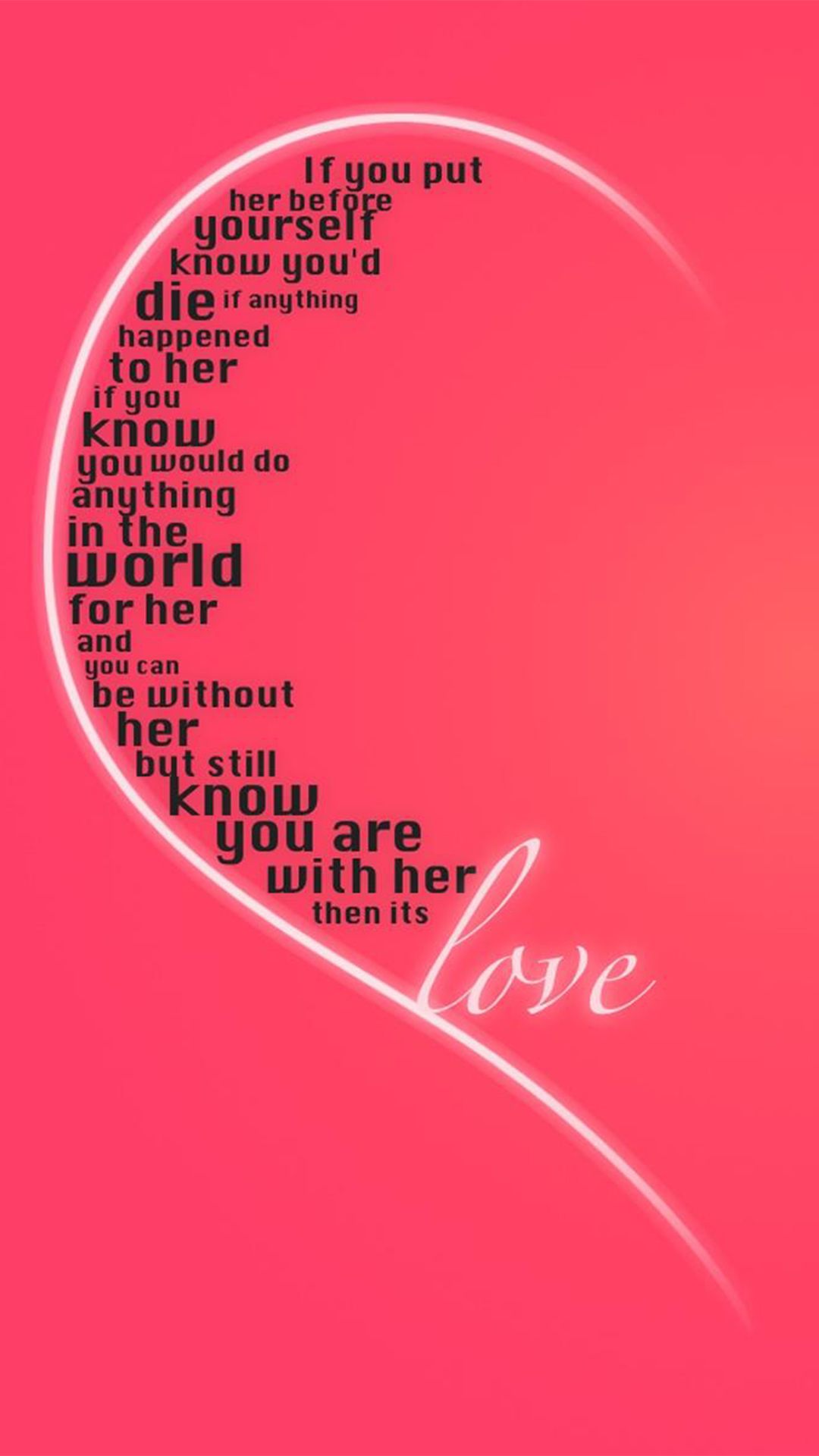 Love Quote Android wallpaper