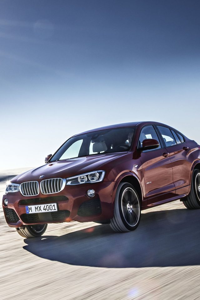Red BMW X4 Speed Android wallpaper